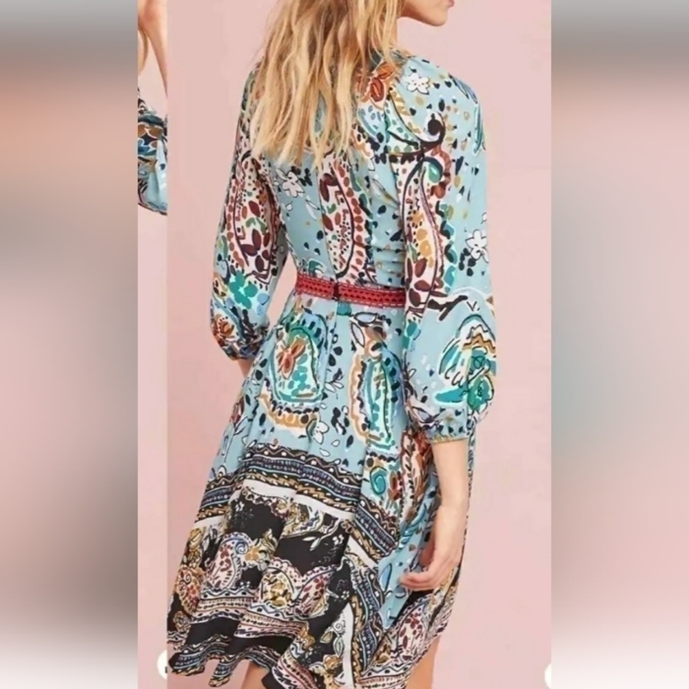 Anthropologie Akemi + Kin Karmina Beaded Dress Size 0 - Picture 4 of 4